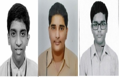 Siddharth Voleti, Siddhant Sankpal and Rhythm Dahiya of class X won first position at Climate Crusade’ organised by NSS IIT Delhi