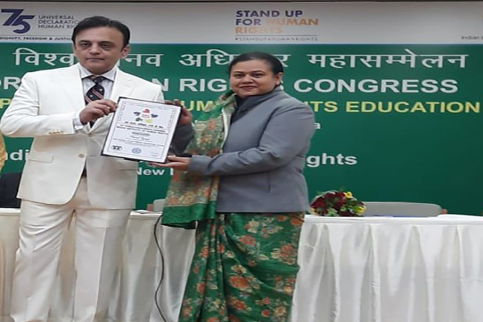 Proud recipient of Global Human Rights Protection Award