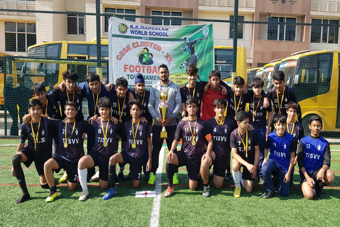 Senior Boys Football Team win the CBSE Cluster Championships 2022-23