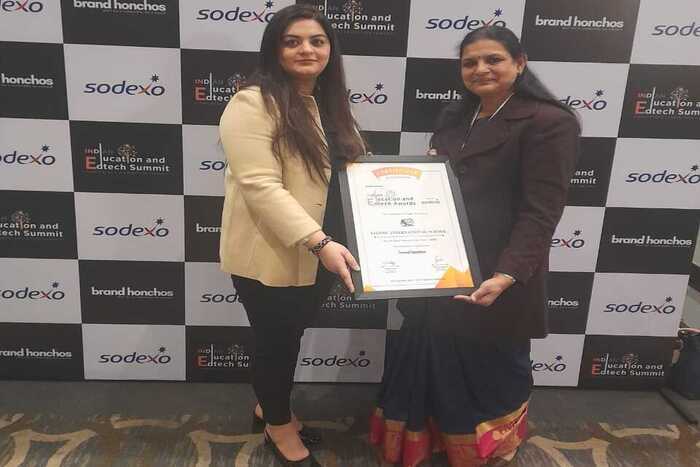 School felicitated as one of the top 20 schools of the Year 2023