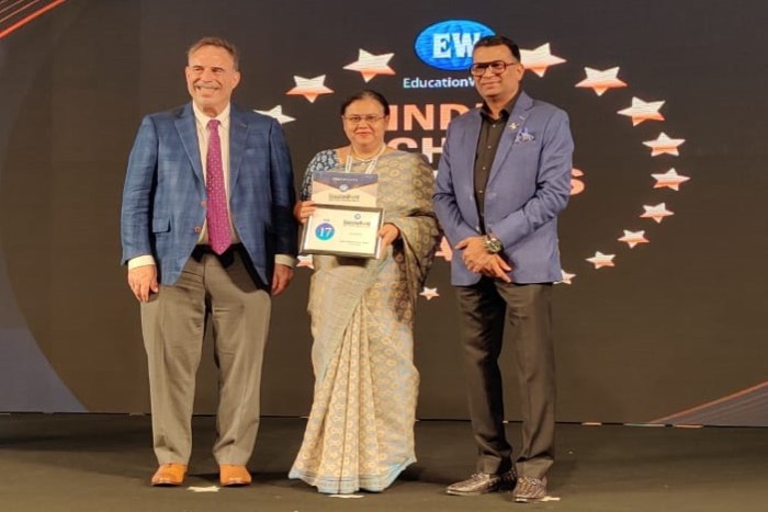 School awarded Education World Award 2023  (Co Ed day school category) Rank 17, Delhi Region
