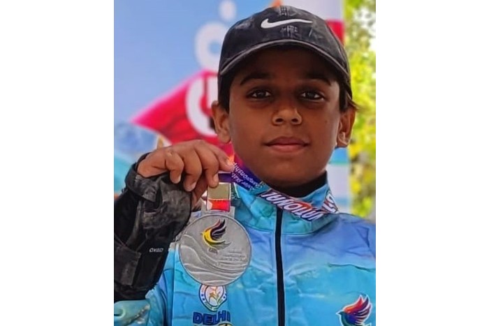 Ratish Srivastava secured Silver Medal in National Roller Skating Championship
